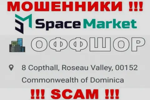 Рекомендуем избегать совместного сотрудничества с internet ворюгами Space Market, Dominica - их место регистрации