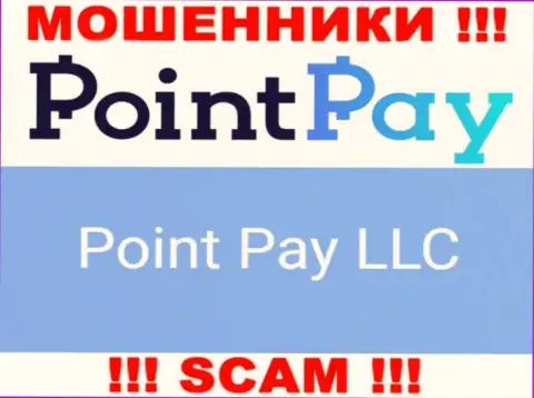 Юр. лицо internet-кидал PointPay Io это Point Pay LLC, сведения с сайта мошенников