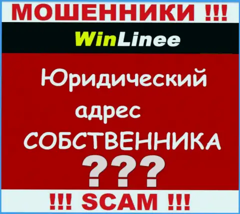 Хотите что-то узнать о юрисдикции конторы WinLinee Com ??? Не получится, абсолютно вся информация спрятана