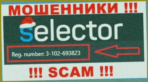 Selector Gg обманщики всемирной паутины !!! Их номер регистрации: 3-102-693823
