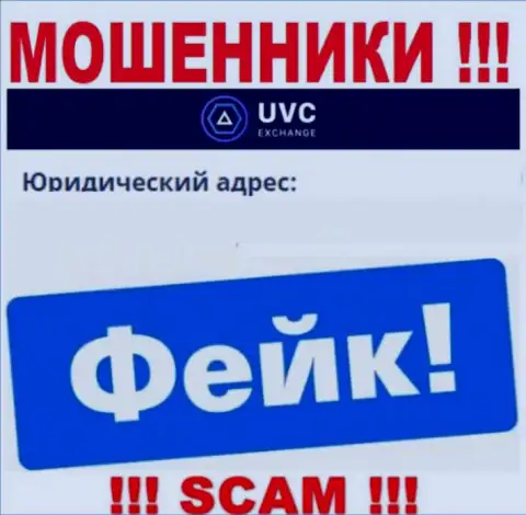 Сведения на веб-сервисе UVC Exchange о юрисдикции организации - это ложь, не позволяйте себя развести
