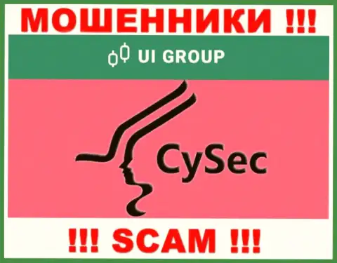 Мошенники UI Group Limited работают под прикрытием мошеннического регулятора: CySEC