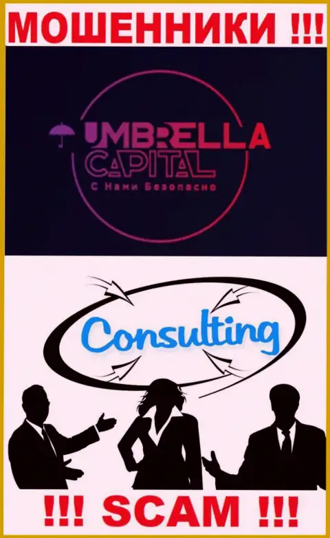 Umbrella Capital - это МОШЕННИКИ, сфера деятельности которых - Консалтинг