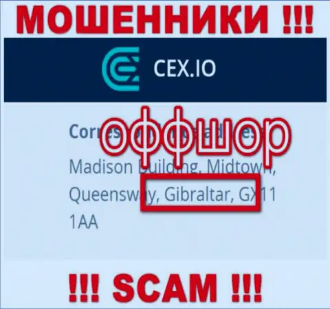 Gibraltar - именно здесь, в оффшоре, зарегистрированы интернет-мошенники CEX