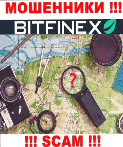 Перейдя на сайт мошенников Bitfinex Com, Вы не сможете отыскать информации относительно их юрисдикции