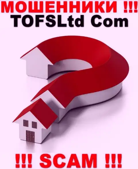Адрес TOFSLtd Com на их официальном сайте не найден, старательно скрывают инфу