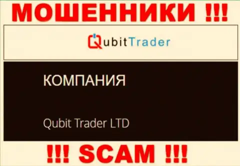 Qubit Trader - это интернет-шулера, а управляет ими юридическое лицо Кубит Трейдер Лтд