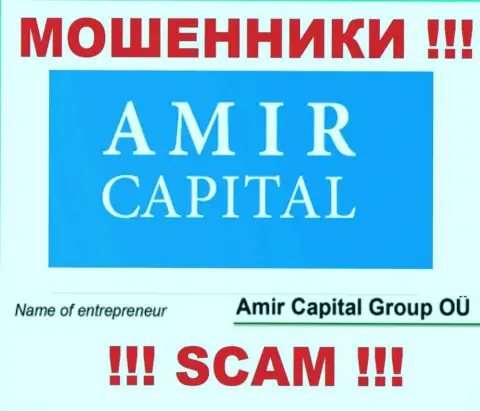 Amir Capital Group OU - это организация, управляющая ворами Амир Капитал Групп ОЮ