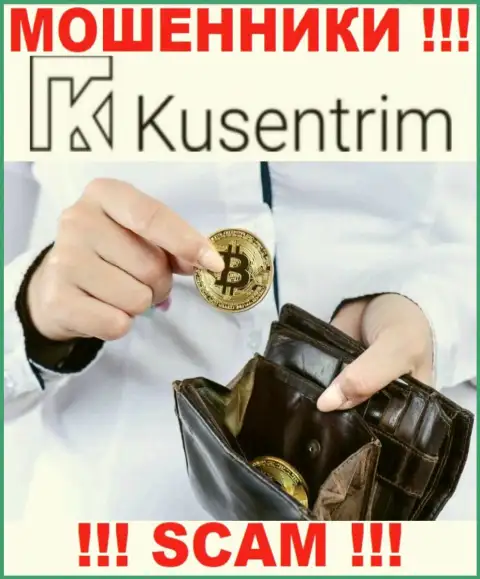 В сети прокручивают делишки мошенники Kusentrim Com, тип деятельности которых - Криптовалютный кошелек