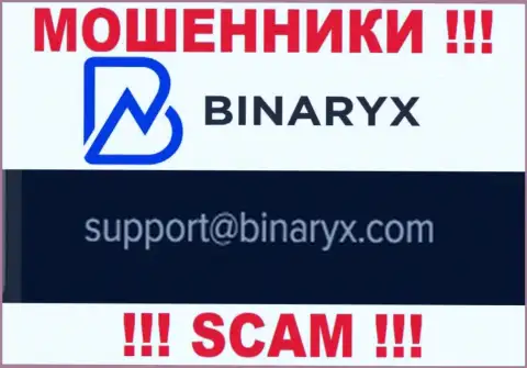 На интернет-портале воров Binaryx Com указан этот адрес электронного ящика, на который писать сообщения довольно рискованно !
