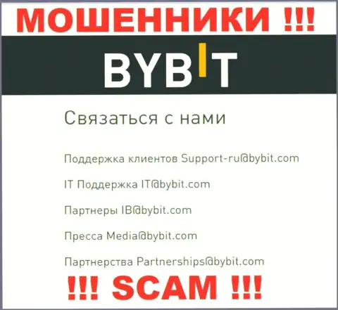 Е-майл интернет-жуликов БайБит - информация с сайта конторы