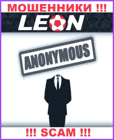 LeonBets работают однозначно противозаконно, информацию о непосредственных руководителях прячут