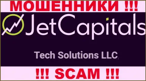 Компания JetCapitals Com находится под управлением организации Tech Solutions LLC