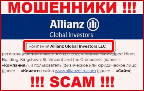 Организация Алльянс Глобал Инвесторс ЛЛК находится под крышей компании Allianz Global Investors LLC