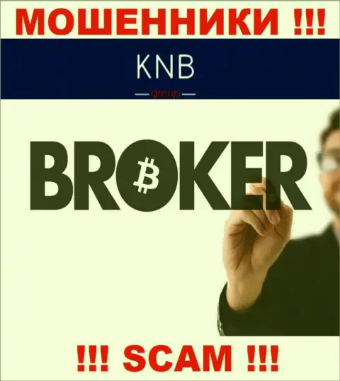 Broker - в таком направлении оказывают услуги internet-мошенники КНБ Групп