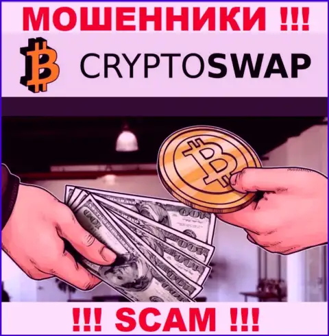 Рискованно верить Crypto Swap Net, предоставляющим свои услуги в области Криптовалютный обменник