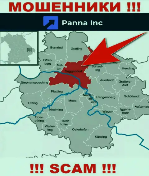 Panna Inc намерены не распространяться о своем реальном адресе