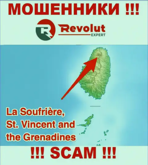Контора РеволютЭксперт - это internet-мошенники, находятся на территории St. Vincent and the Grenadines, а это оффшорная зона