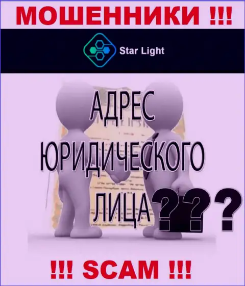 Мошенники StarLight 24 отвечать за свои мошеннические комбинации не желают, поскольку сведения об юрисдикции спрятана