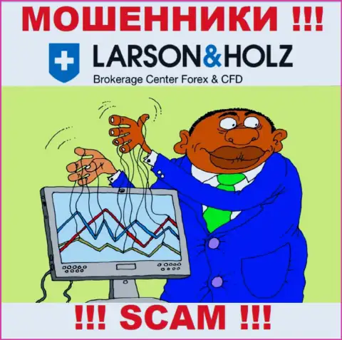Прибыль с компанией LarsonHolz Biz Вы никогда заработаете  - не поведитесь на дополнительное вложение финансовых активов