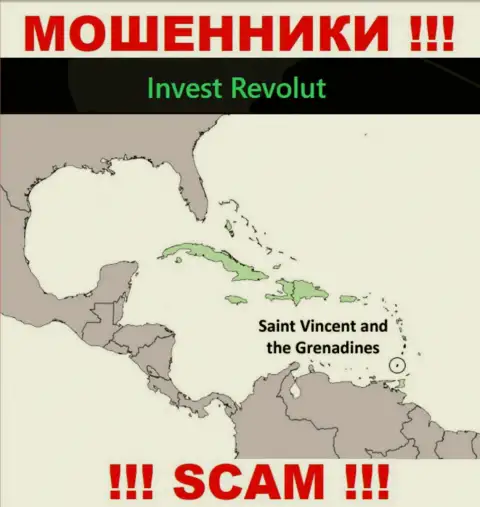 Invest-Revolut Com зарегистрированы на территории - St. Vincent and the Grenadines, избегайте сотрудничества с ними