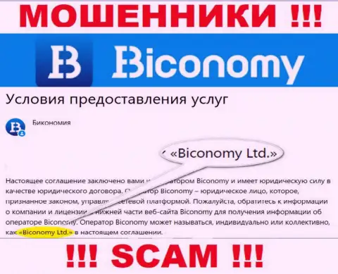Юридическое лицо, которое управляет мошенниками Biconomy - это Biconomy Ltd