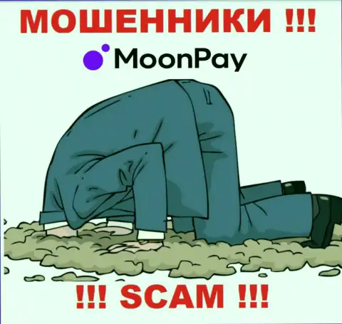 На интернет-сервисе мошенников MoonPay нет ни одного слова об регуляторе данной компании !
