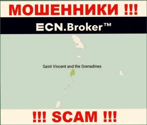 Базируясь в оффшорной зоне, на территории St. Vincent and the Grenadines, ECN Broker беспрепятственно лишают средств клиентов